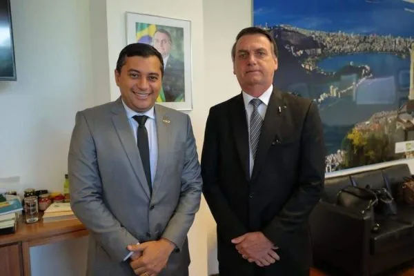  Interlocução de Wilson Lima com Bolsonaros e ministros aponta para sintonia com presidente