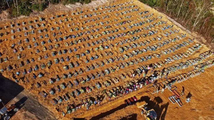  Dor incalculável! AM chega a mais de 10 mil mortos por Covid-19 desde o início da pandemia